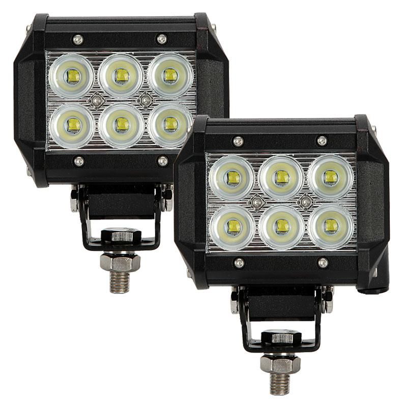 Faros de LED duallys Auxbeam de 18w